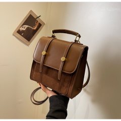 Large-capacity fashionable and simple temperament backpack autumn new style casual bag women's simple bag trend
