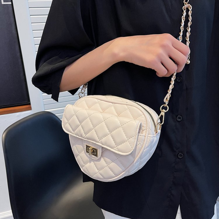 Love Small Fragrance Style Bag Gold Ball Chain Shoulder Bag 2023 New Niche Live Diamond Chain Crossbody Women's Bag