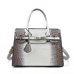 Diamond buckle platinum bag large capacity crossbody bag Himalaya white diamond platinum bag crocodile pattern women's bag dropshipping