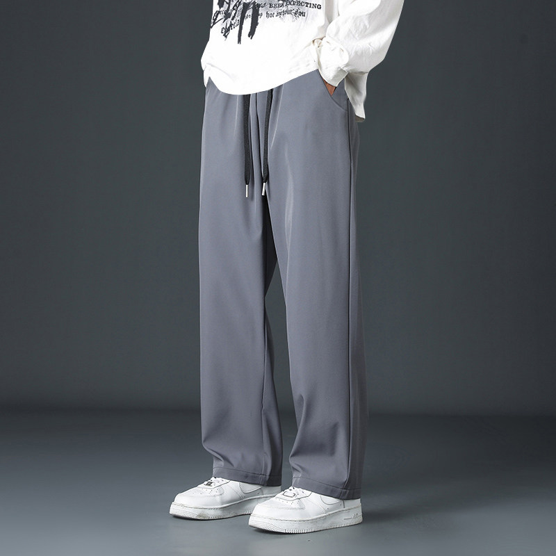 Autumn Composite Casual Pants Men's Loose Straight Pants