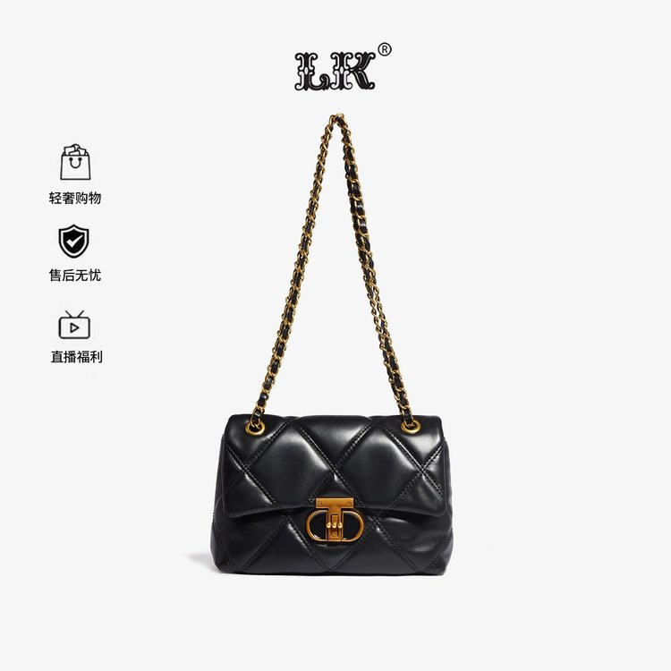 Niche design bag women's large capacity new fashion chain shoulder crossbody bag internet celebrity texture small square bag