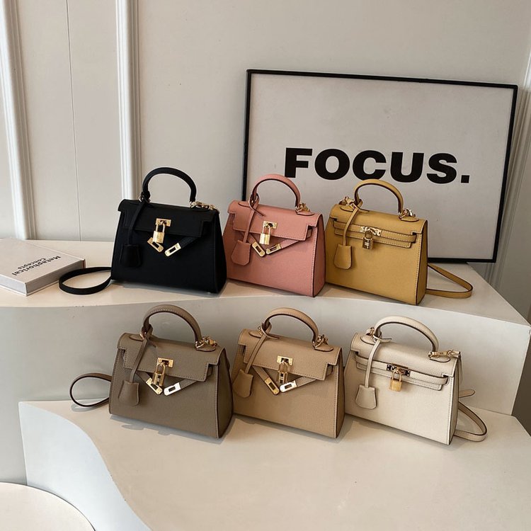 Fashion crocodile Kelly bag kelly mini second generation shoulder crossbody women's bag spring and summer women's handbag mini