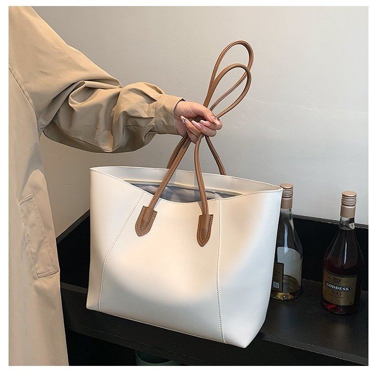 Popular new trendy commuting large bag Korean style simple large-capacity crossbody bag women's versatile shoulder tote bag