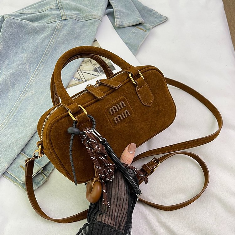 Cross-border ins internet celebrity shoulder crossbody bag fashionable handbag bowling bag 2024 autumn and winter new bag for women