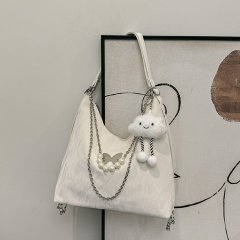 Large-capacity tote bag for women 2024 new summer high-end multi-functional backpack college student backpack