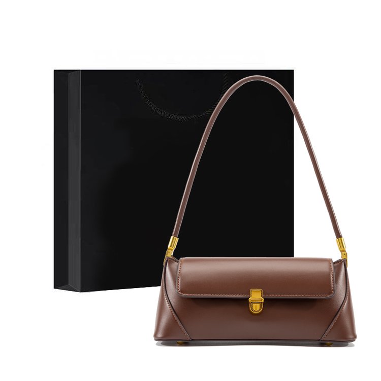 French niche small square bag fashion versatile women's bag new trendy high-quality one-shoulder armpit baguette bag