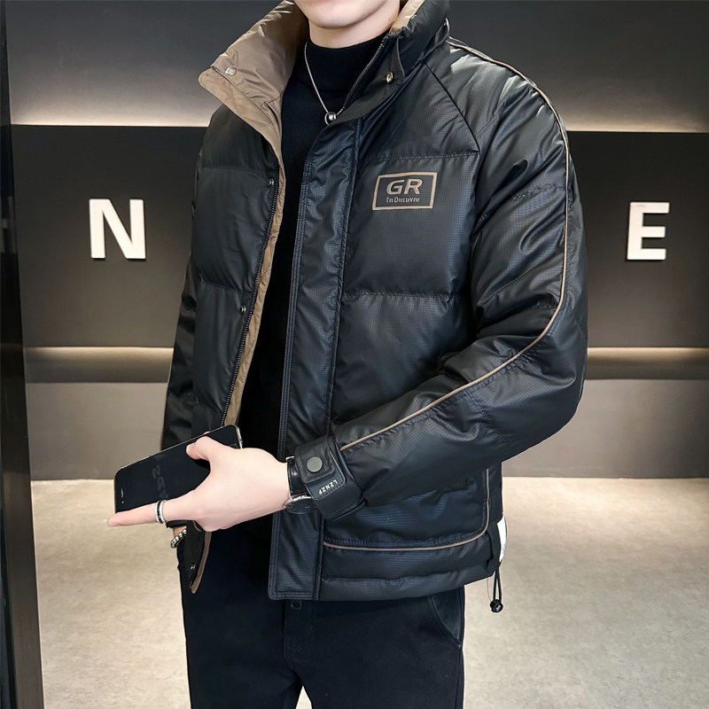 Winter down jacket men's bulk stand collar winter jacket