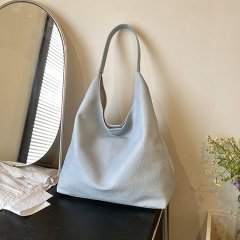 This year's popular women's bags 2024 new casual lazy style large capacity single shoulder armpit bag handheld tote bag