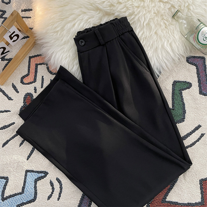 American retro suit trousers for men in spring and autumn Hong Kong fashion brand drapey handsome versatile casual trousers