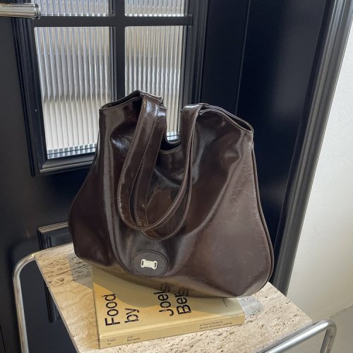 [Pear bag] Large-capacity suede tote bag for women, new versatile commuter shoulder crossbody bag, cross-border trend