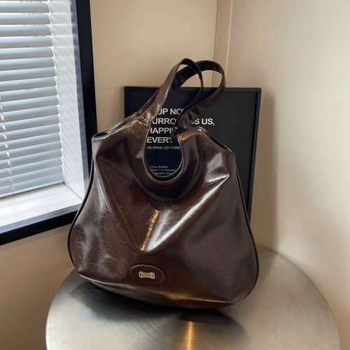 [Pear bag] Large-capacity suede tote bag for women, new versatile commuter shoulder crossbody bag, cross-border trend