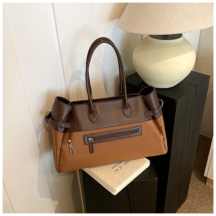 therow niche new women's bag Margaux17 nylon and cowhide large capacity handbag casual tote bag