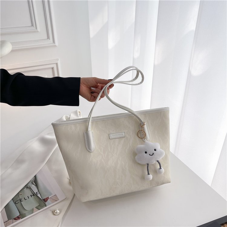 Women's bag new 2024 tote bag women's high-end large-capacity commuter shoulder bag versatile portable armpit bag