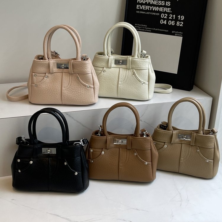 High-end portable Kelly bag for women 2024 new cross-border fashion versatile shoulder bag niche design casual