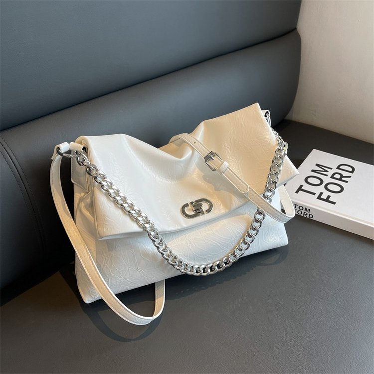 Foreign trade cross-border rhombus chain bag for women 2024 new large capacity tote hobo bag single shoulder crossbody armpit bag
