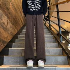 Loose, lazy and drapey casual trousers, autumn and winter style American retro high-end sports trousers