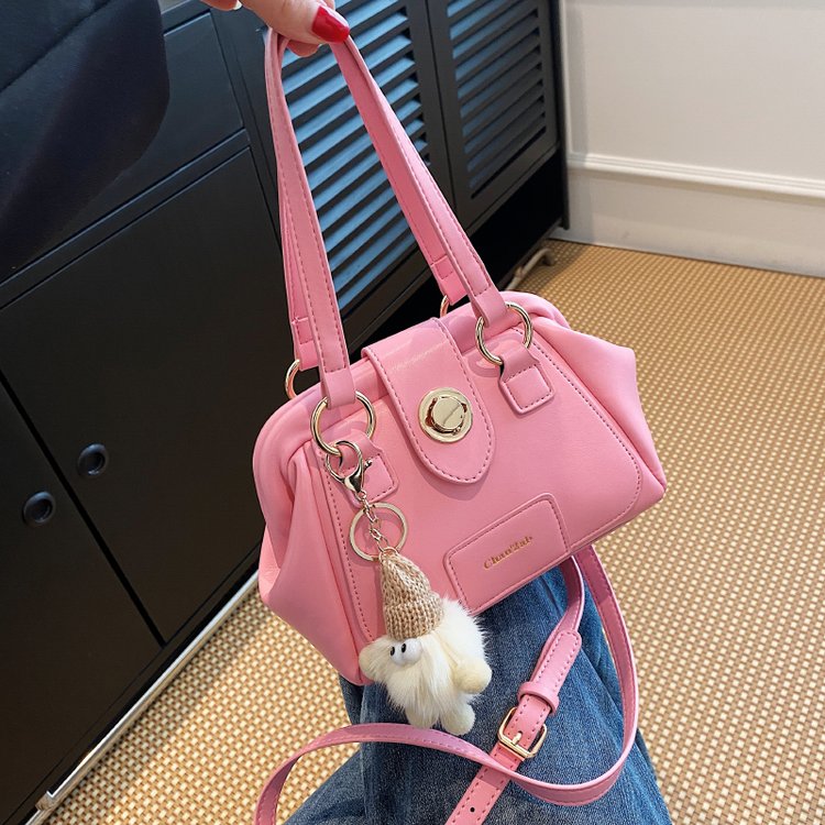 Cross-border Western Style Women's Small Bag 2024 New Fashion Shoulder Bag Western Style Solid Color Crossbody Bag Large Capacity Women's Bag