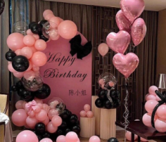 ins internet celebrity adult ceremony girl birthday decoration balloon party proposal background wall kt board