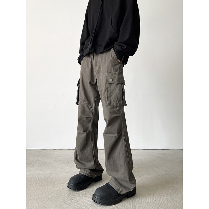 American high street niche casual pants for men, versatile workwear, long pants