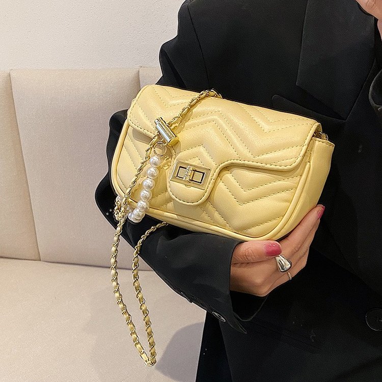 Versatile ins crossbody bag for women summer new trendy rhombus chain bag small fragrant style small square bag single shoulder small bag