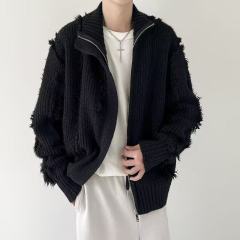 Autumn men's sweater tassel cardigan sweater casual jacket