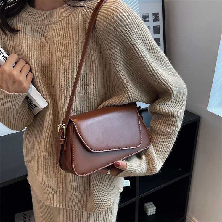 This year's popular small bags, new women's bags, autumn and winter high-end crossbody bags, single shoulder armpit small square bags