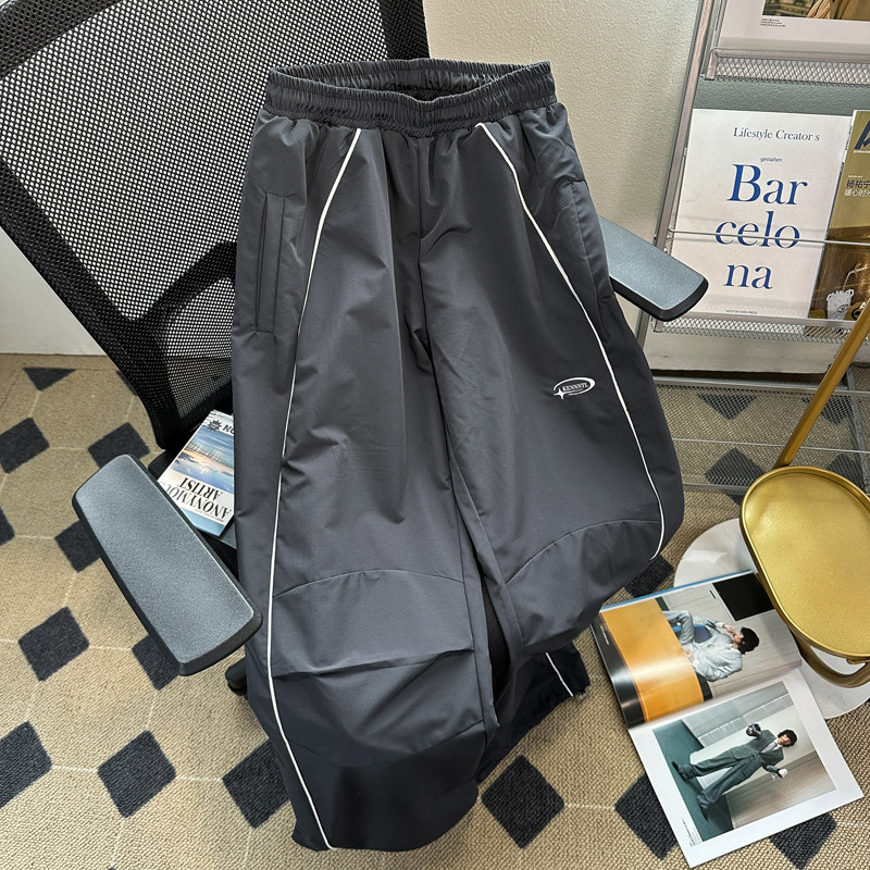 American style lazy trendy casual pants, youthful temperament, popular overalls, fashionable trousers