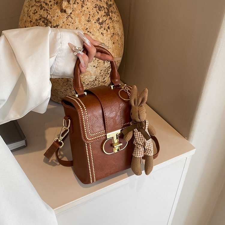 Popular box small square bag for women in autumn new high-quality crossbody bag fashionable and versatile shoulder handbag