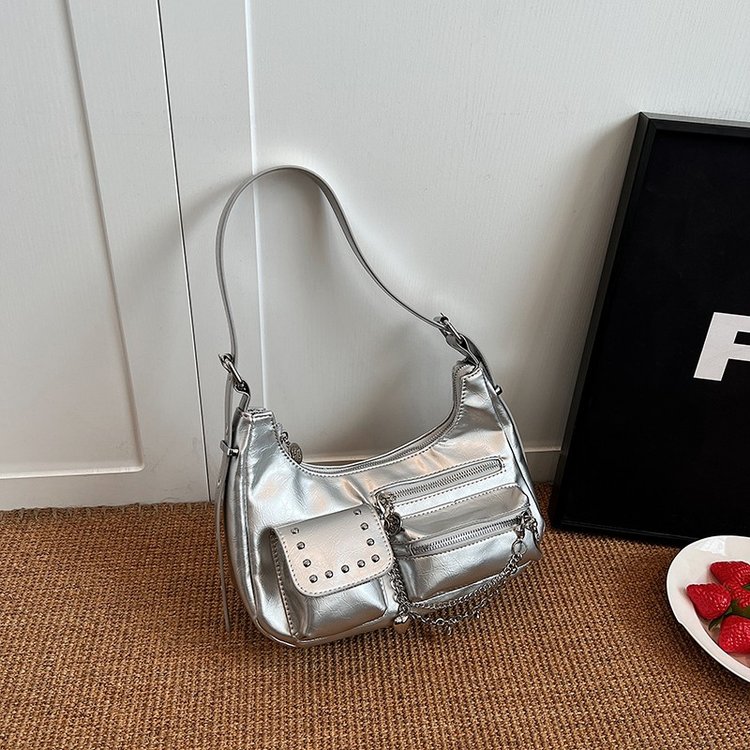 This year's popular texture niche design bags, women's bags, new fashion and versatile single shoulder armpit bags, handbags