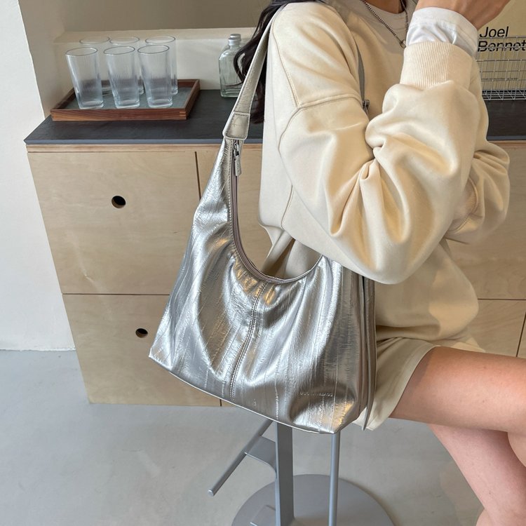 Bags Women's Tote Bag Large Capacity Summer Can Be Weared Crossbody 2024 New Casual Versatile Shoulder College Student Class Bag