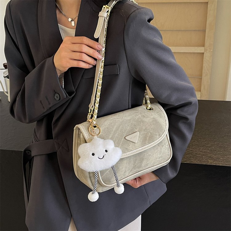 Trendy fashion bags for women 2024 summer new large-capacity chain shoulder crossbody women's bag texture small square bag