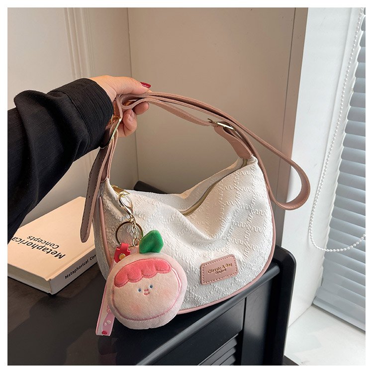 Casual niche design bag new plaid women's bag summer popular crossbody bag internet celebrity texture dumpling bag