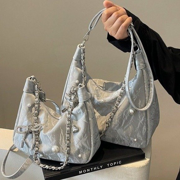 Fashion large-capacity tote bag for women 2024 new trendy Korean style ins simple shoulder bag niche style crossbody bag for women