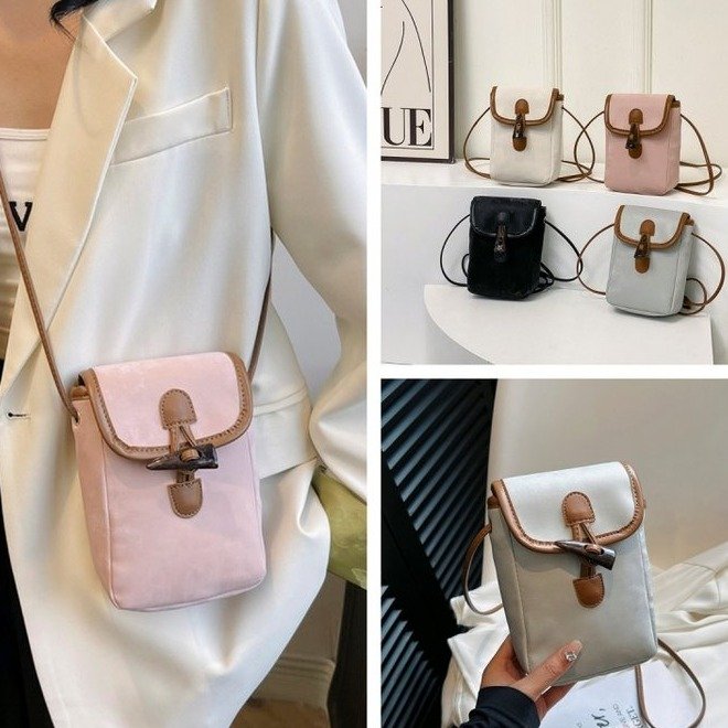 Simple bags for women wholesale 2024 summer new Korean fashion trend small square bag commuting versatile crossbody bag