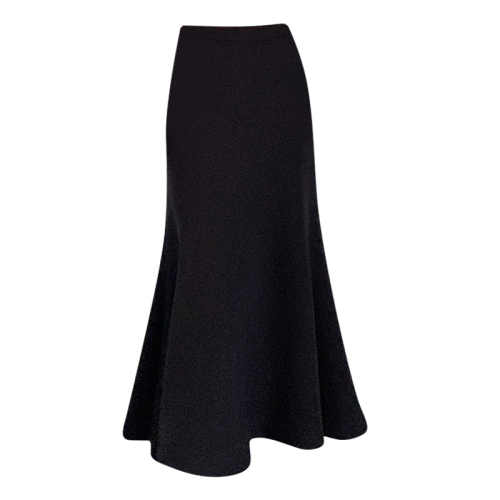 Regular and velvet skirts for women, autumn and winter women's high-waist slimming hip skirts, retro fishtail skirts for women