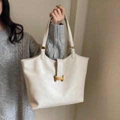 Bags for women 2024 autumn new style high-end tote bag, fashionable temperament, versatile shoulder bag, large capacity commuter bag