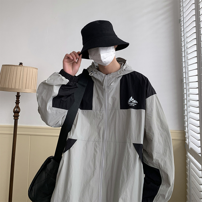 Outdoor lightweight summer sun protection jacket with quality inspection UPF50+