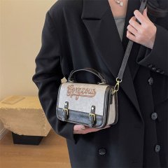 Bags for women 2024 new trend fashion high-quality unique embroidery niche single shoulder crossbody bag women's small square bag