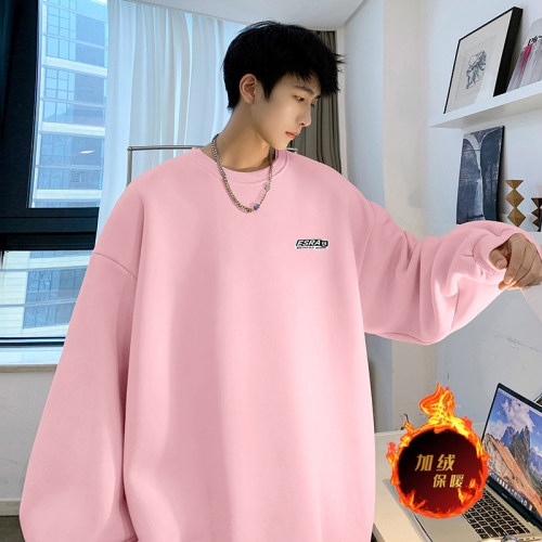 There is no rival in the market, welcome to compare the high quality 480g velvet thickened round neck sweatshirt