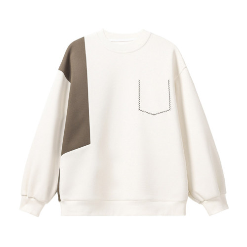 Plus velvet winter super velvet crew neck sweatshirt