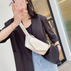 Korean style simple small bag for women 2024 new women's waist bag trendy shoulder bag fashion chest bag ins crossbody bag