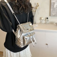 Xiaoxiangfeng high-looking girls' backpack 2024 new fashion women's versatile large capacity single shoulder crossbody bag