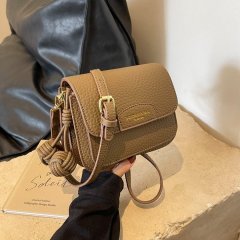 Niche design small bag women's new 2024 trendy casual versatile one-shoulder crossbody bag high-end western style small square bag