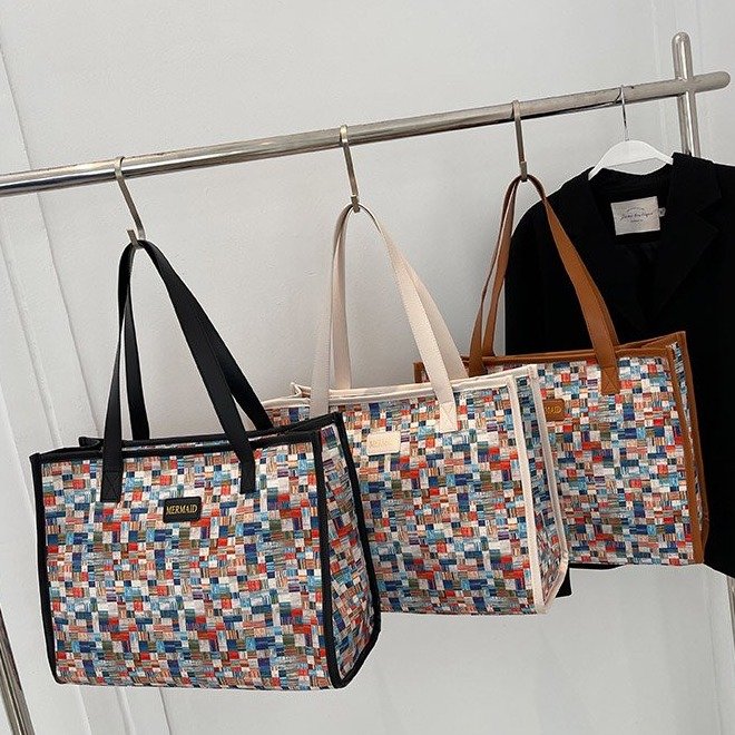 This year's popular large bags for women, large capacity, 2024 new fashionable mommy bags, mother and baby bags, versatile shoulder tote bags