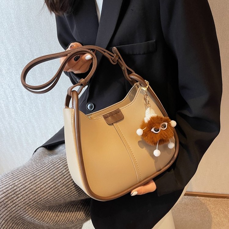 New simple handbag shoulder bag women versatile popular fashion crossbody bag niche autumn and winter