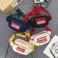 Cross-border new Japanese style casual chest bag for men and women, large capacity and personalized forest style sports cycling waist bag, small shoulder bag