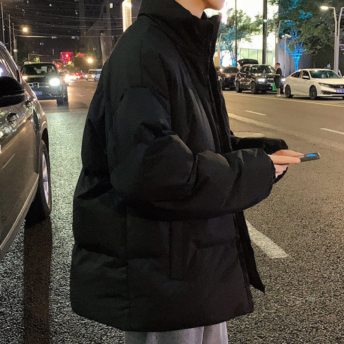 Three-proof fabric American thickened cotton coat winter stand collar cotton coat