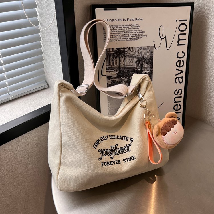 Spring niche bag simple women's bag 2024 spring new fashion solid color one-shoulder dumpling bag crossbody bag for women