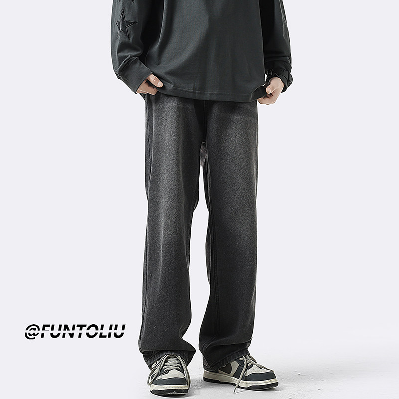 Denim washed basic trousers are in deep stock and can be discounted