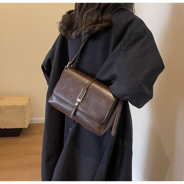 New niche design retro commuting to work simple high-quality tote single shoulder crossbody large capacity women's bag